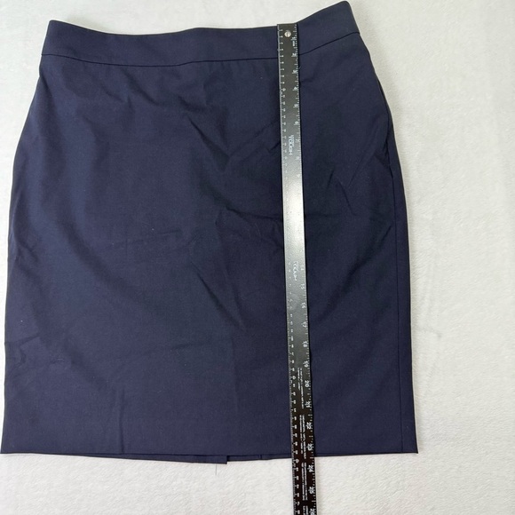 Ann Taylor Factory Navy Blue Pencil Skirt Size 14 Office Career Suit - Picture 8 of 9